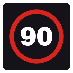 A3: Speed limit on an overhead matrix sign
