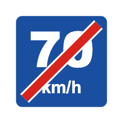 A5: End of advisory speed