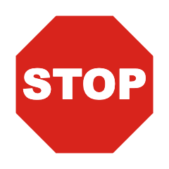 B7: STOP and give way