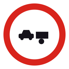 C10: No vehicles with a trailer