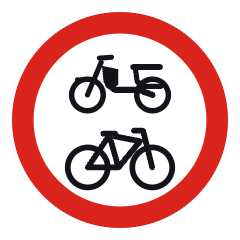 C15: No bicycles or mopeds