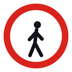 C16: No pedestrians