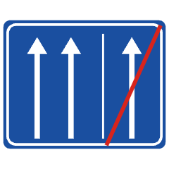 C23-03: End of rush-hour lane