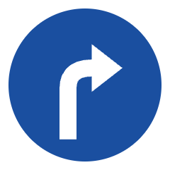 D5: Turn in the direction shown
