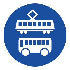 F17: Bus and tram lane