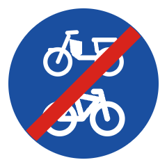 G12b: End of cycle and moped path