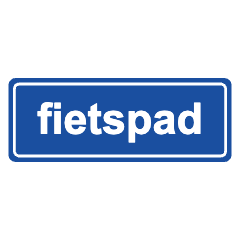 Road sign G13: Optional cycle path