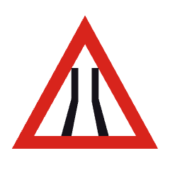 J17: Road narrows
