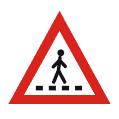 J22: Zebra crossing ahead