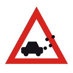 J25: Loose chippings