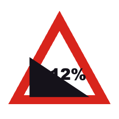J7: Steep descent