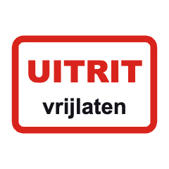 Keep exit clear